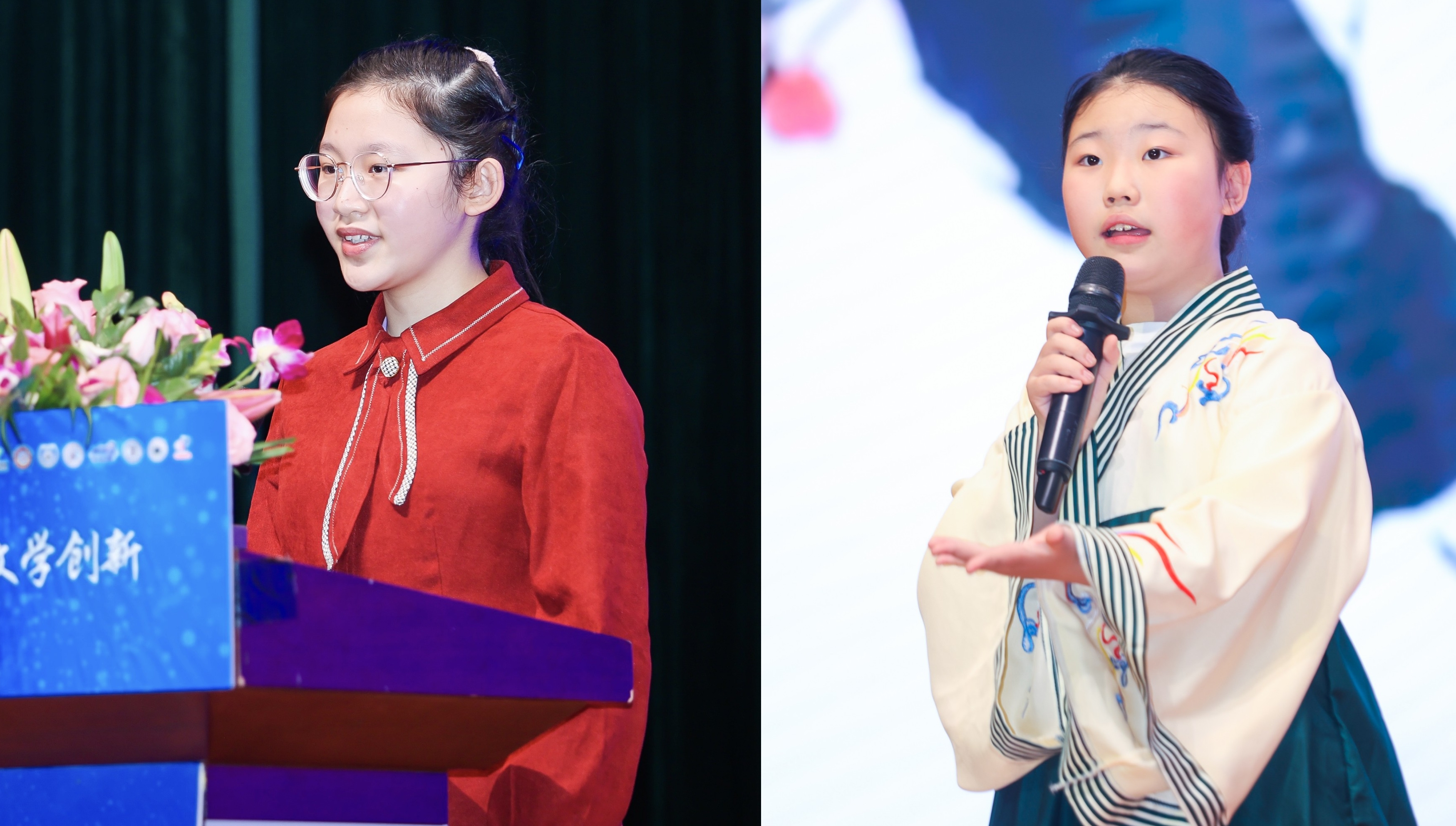 獲獎代表李睿頤、張文瑄帶來了精彩的表演